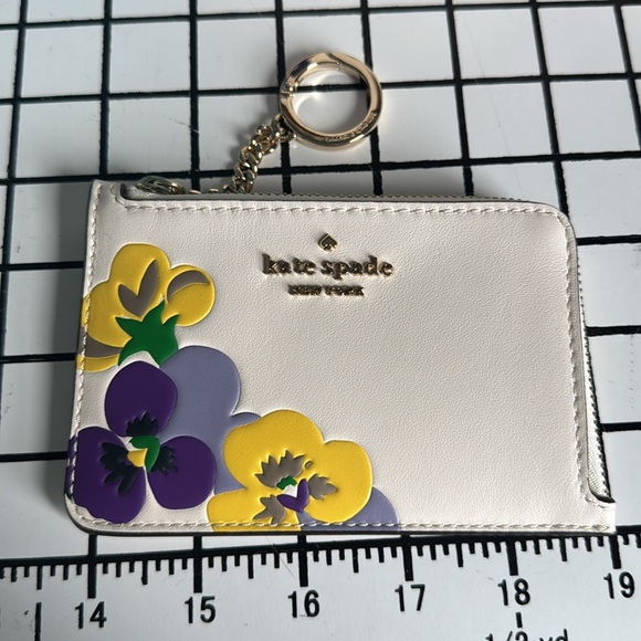 kate spade Handbags - Kate Spade pansy cardholder wallet